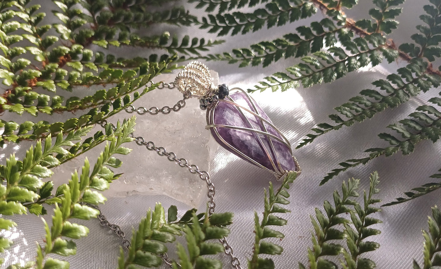 Lepidolite Pendant