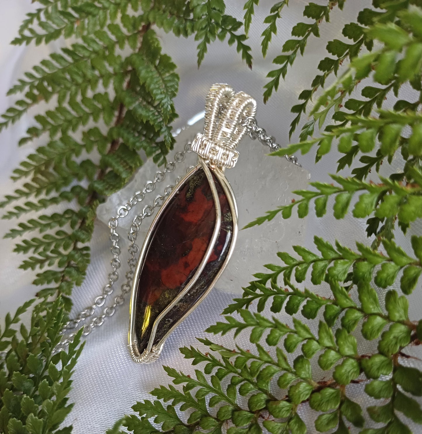 African Bloodstone Pendant