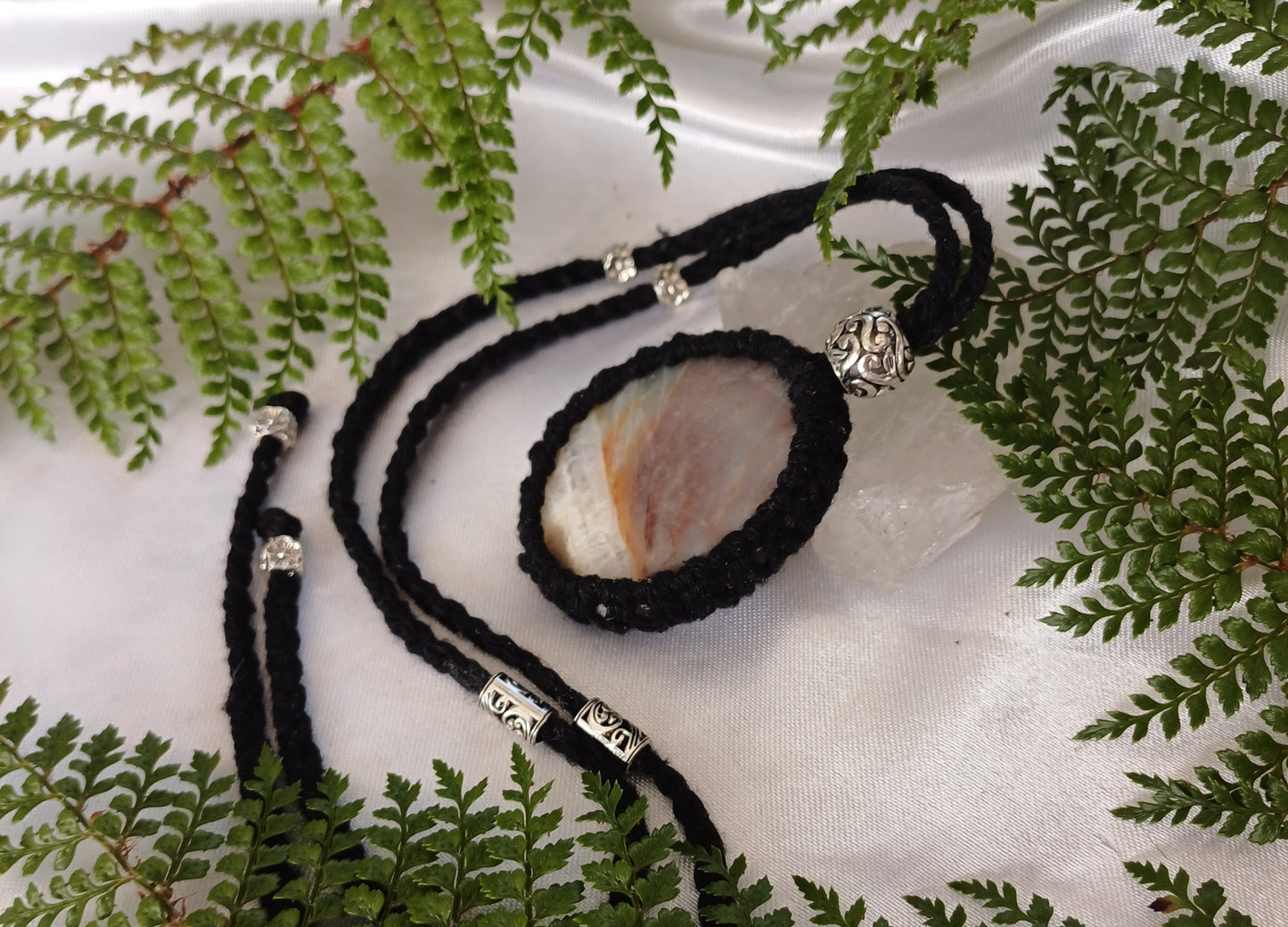 Carribean Calcite Macrame
