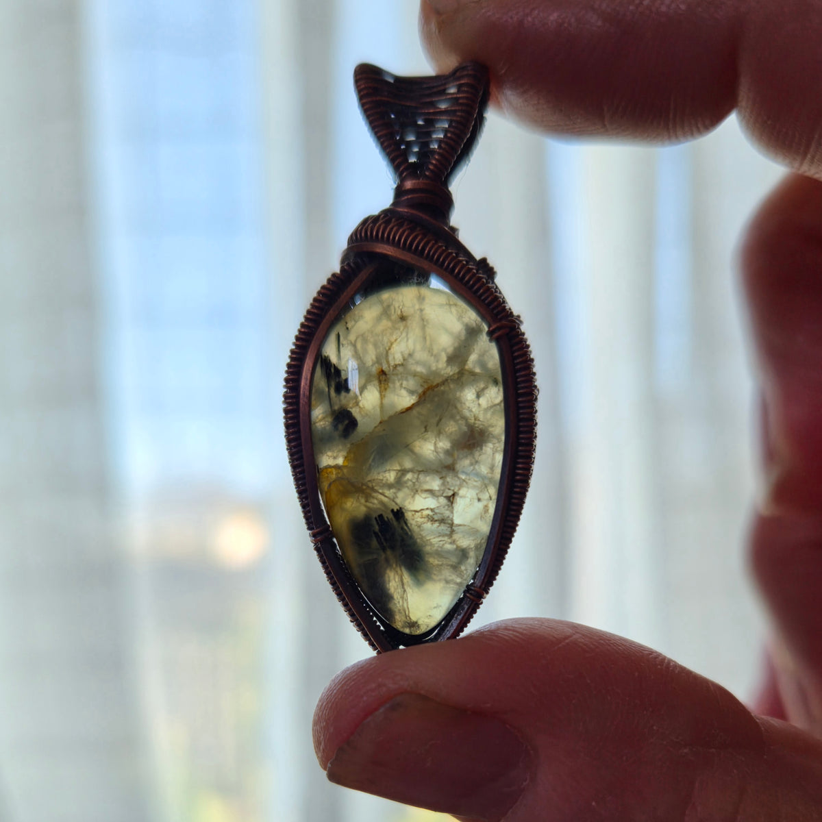 Prehnite Pendant