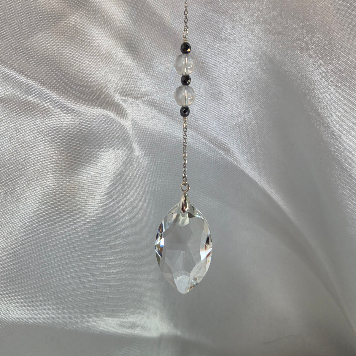 Clear Quartz Suncatcher
