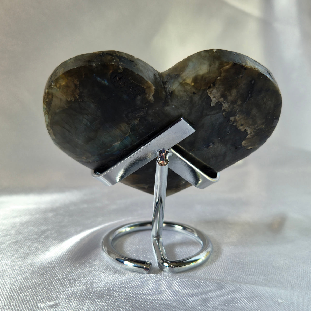 Labradorite Heart