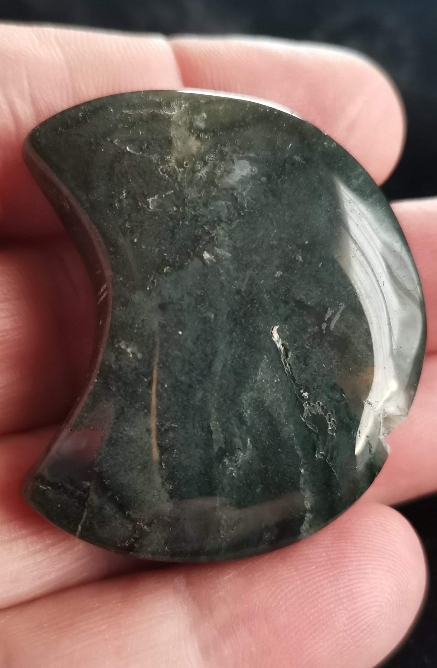 Moss Agate Moon