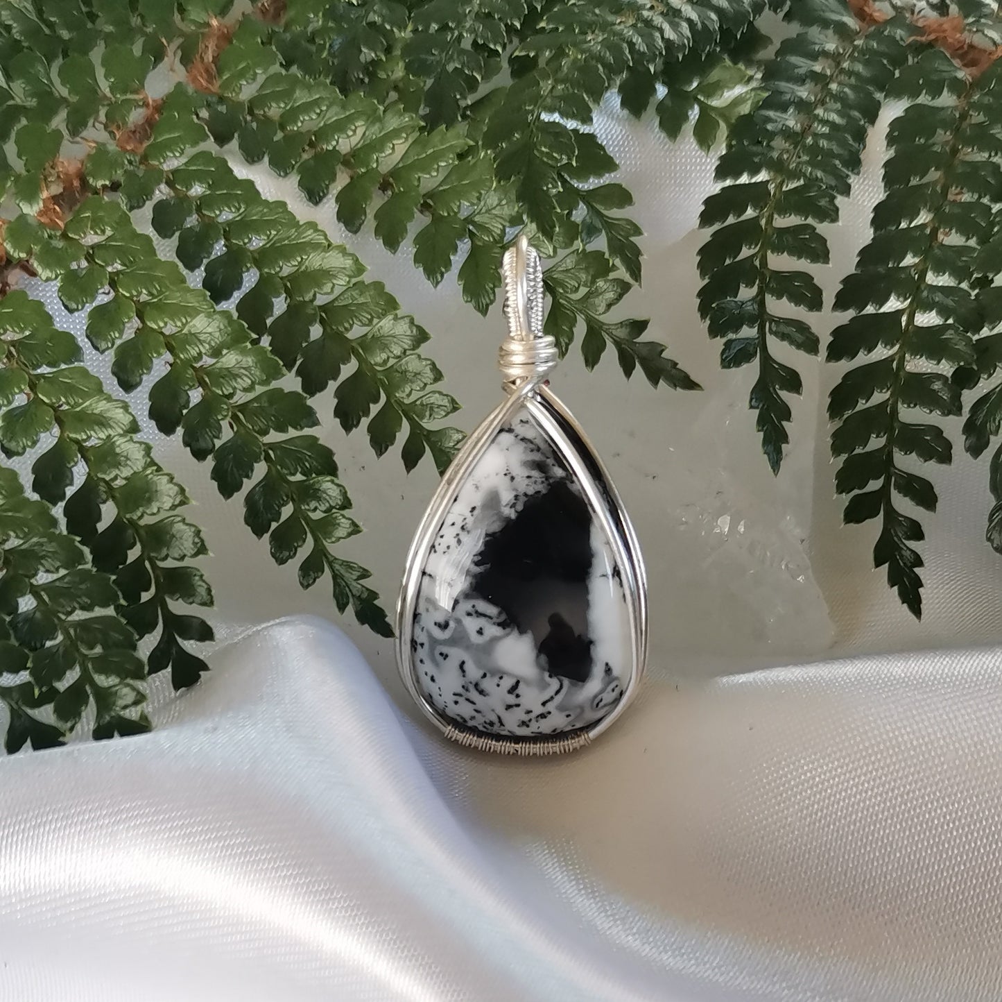 Dendritic Agate Pendant