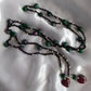 Ruby in Zoisite Macrame