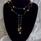 Citrine & Obsidian Macrame