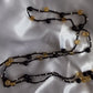 Citrine & Obsidian Macrame