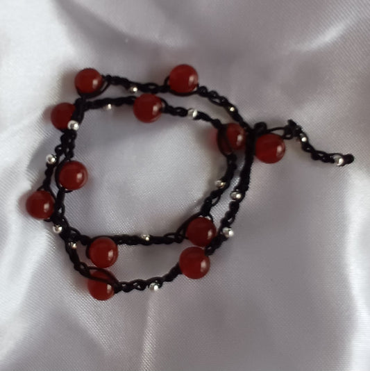 Carnelian Macrame