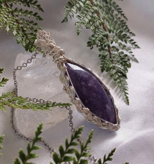 Lepidolite Pendant
