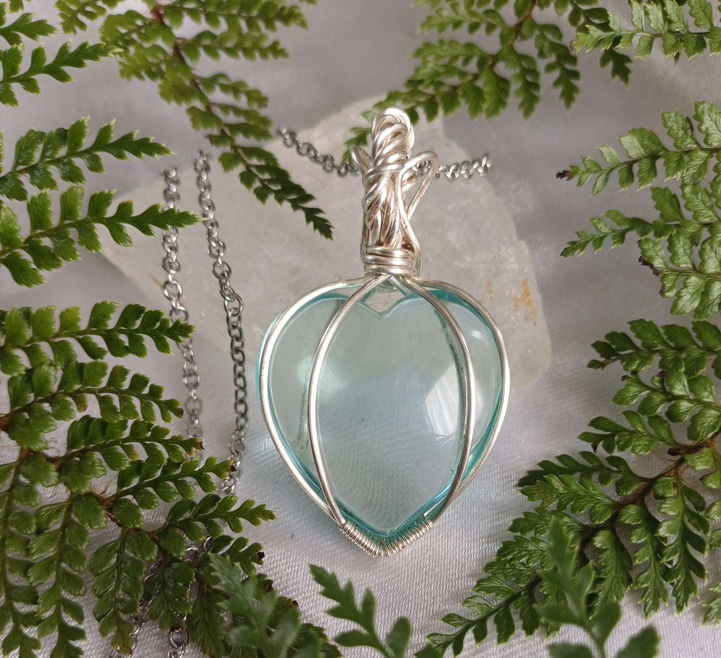 Blue Glass Pendant