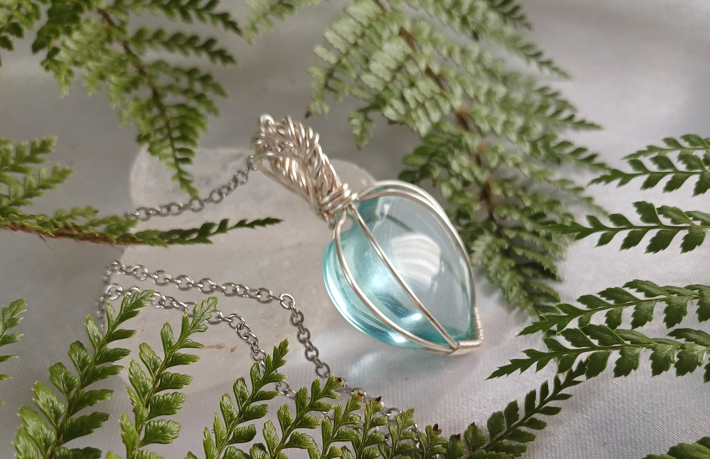 Blue Glass Pendant