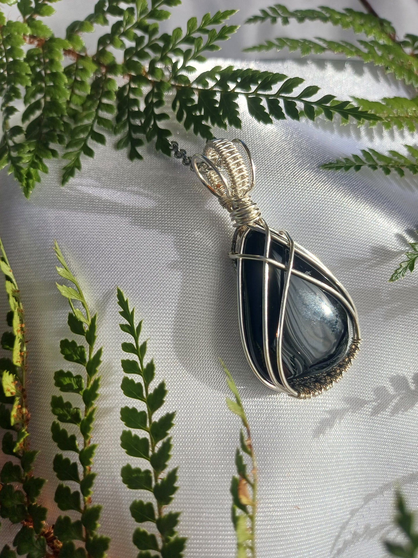 Black Obsidian Pendant