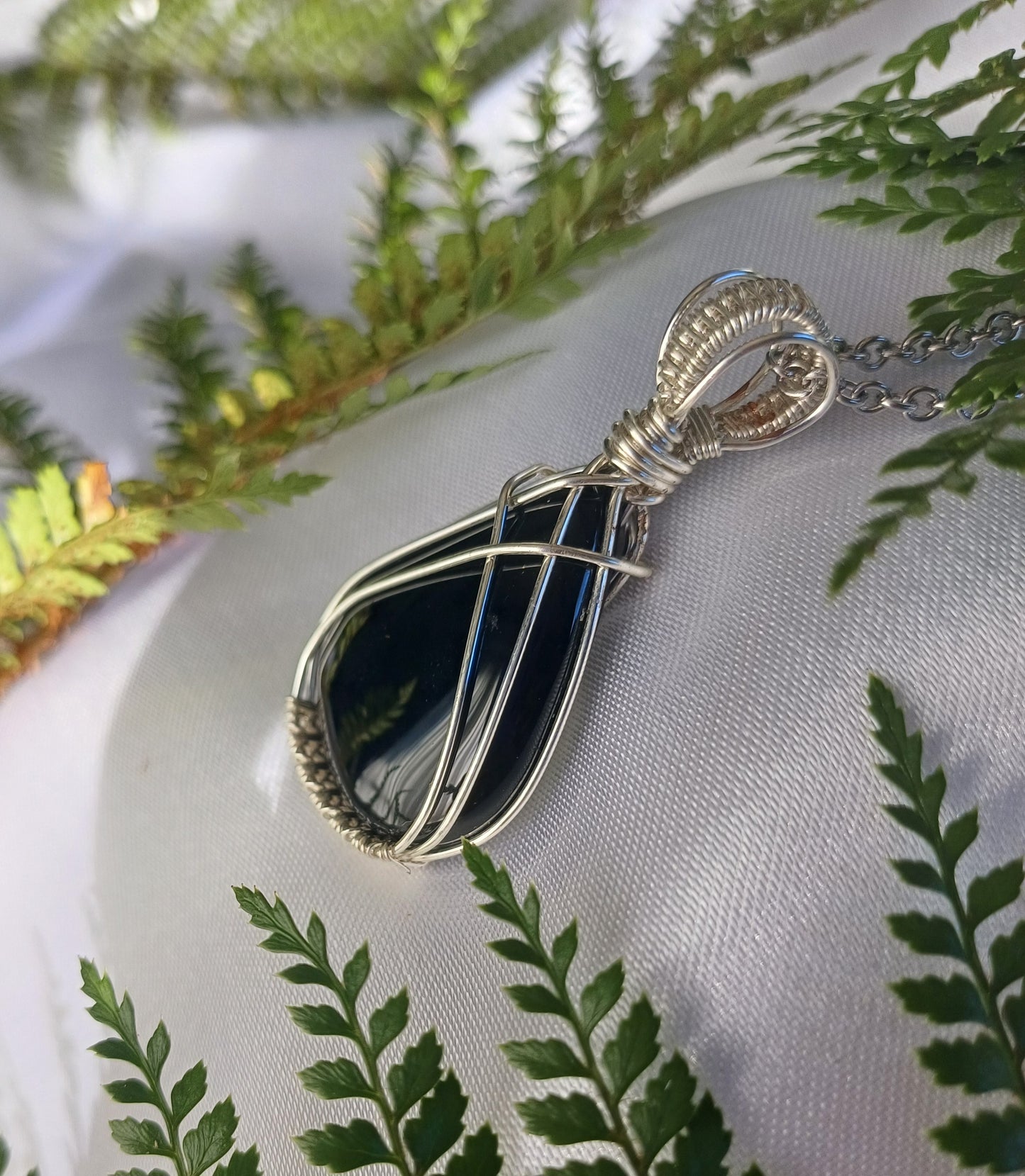 Black Obsidian Pendant