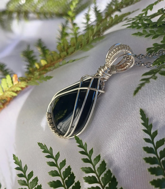 Black Obsidian Pendant