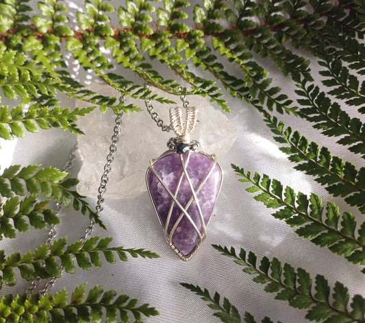 Lepidolite Pendant