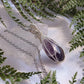 Chevron Amethyst Pendant