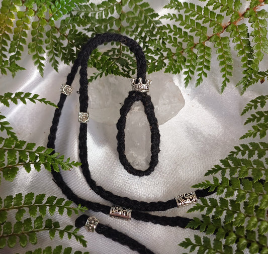 Lemurian Quartz Macrame