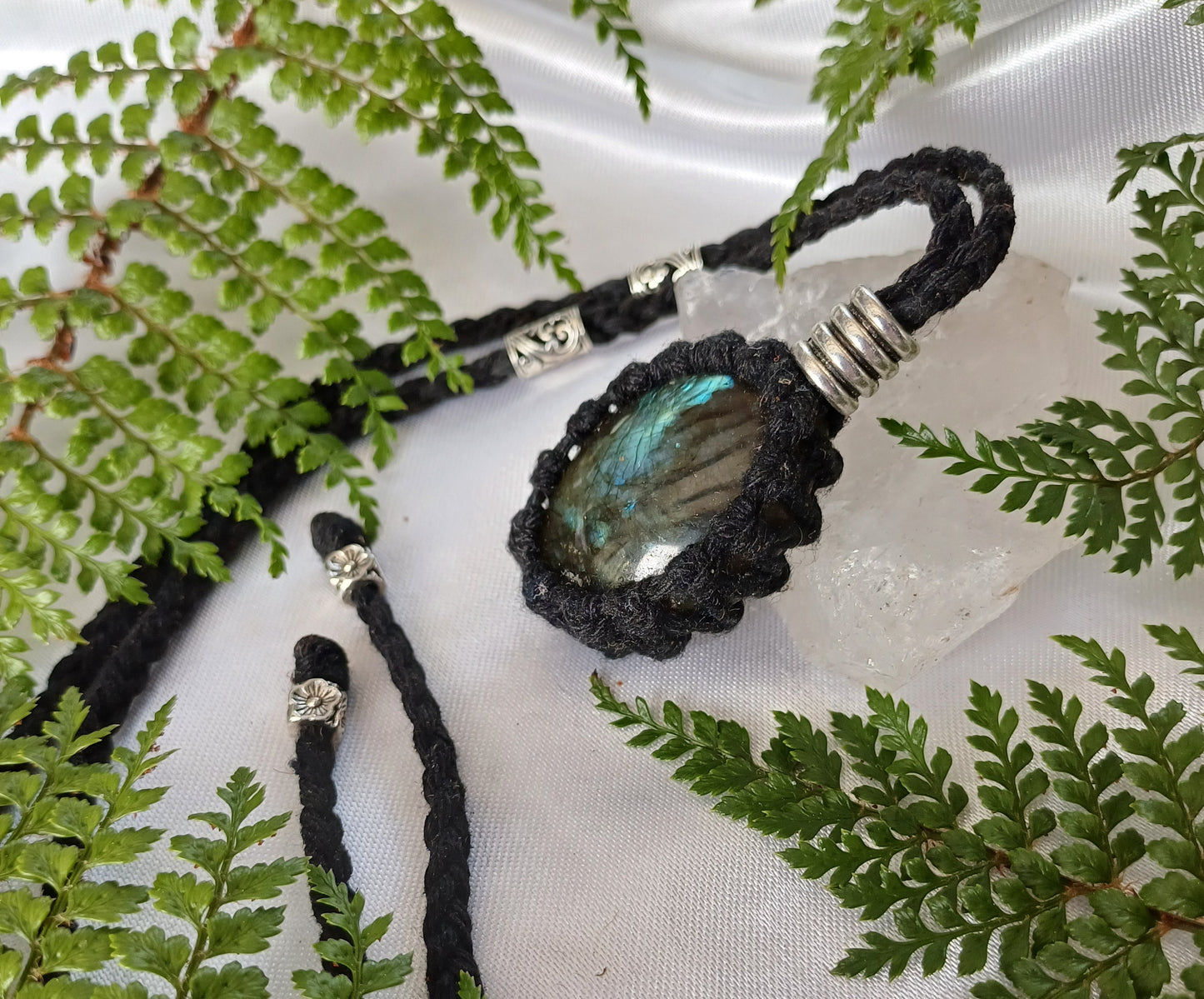 Labradorite Macrame