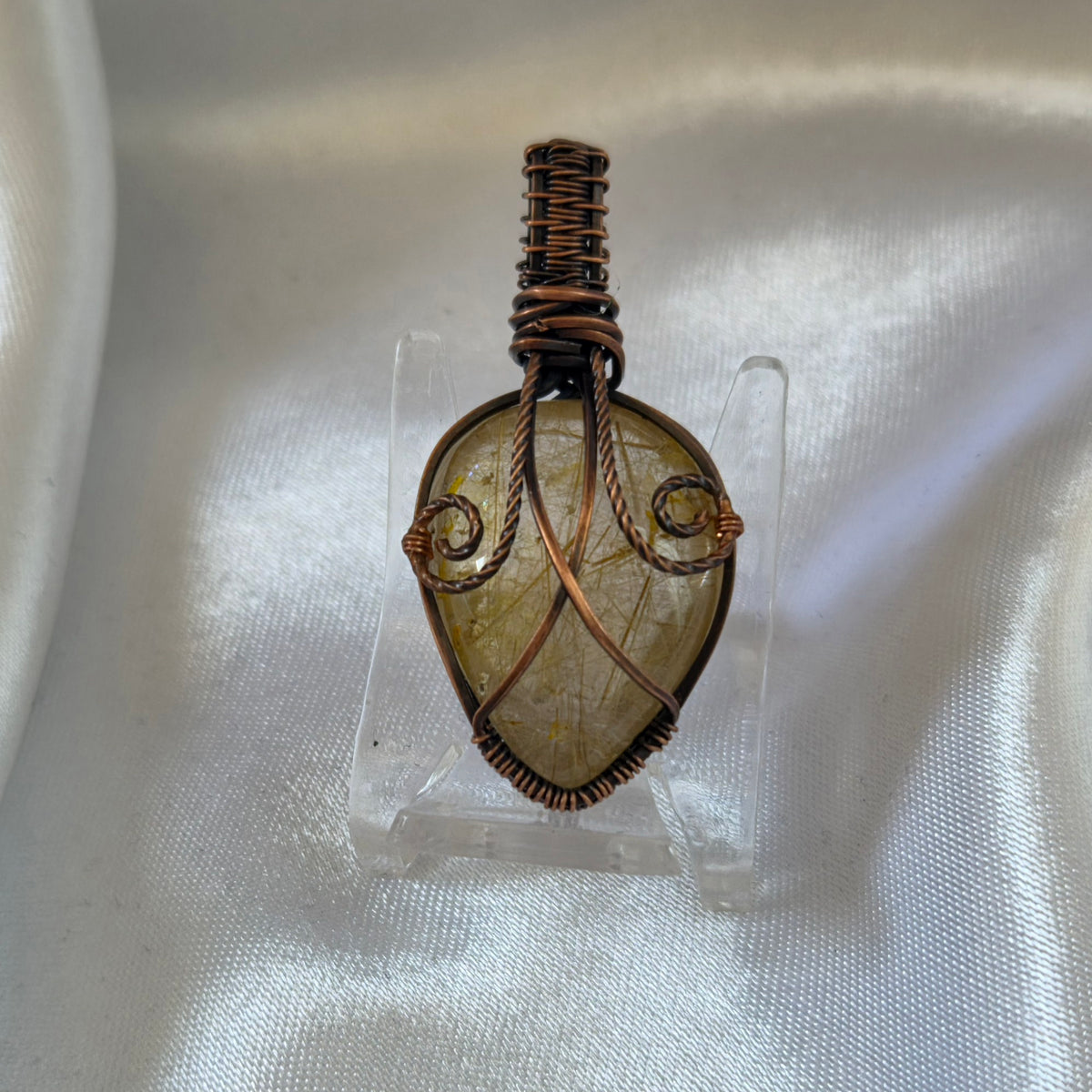 Rutilated Quartz Pendant