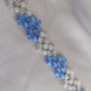 Blue & White Selenite Bracelet