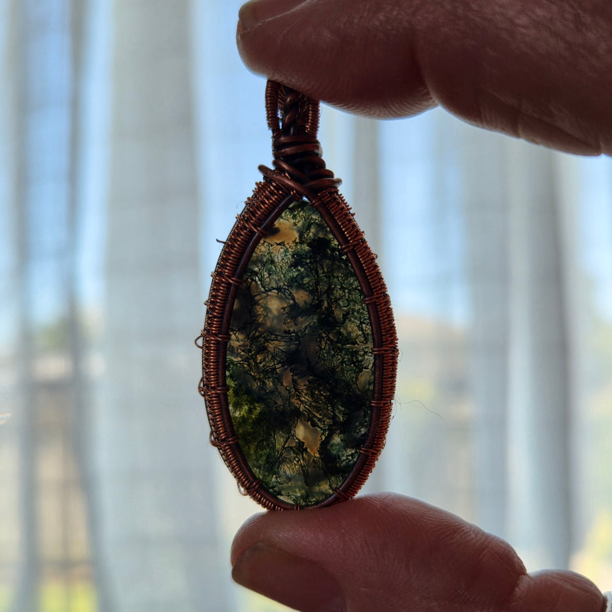 Moss Agate Pendant