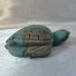 Cyan-Grey Calcite Turtle