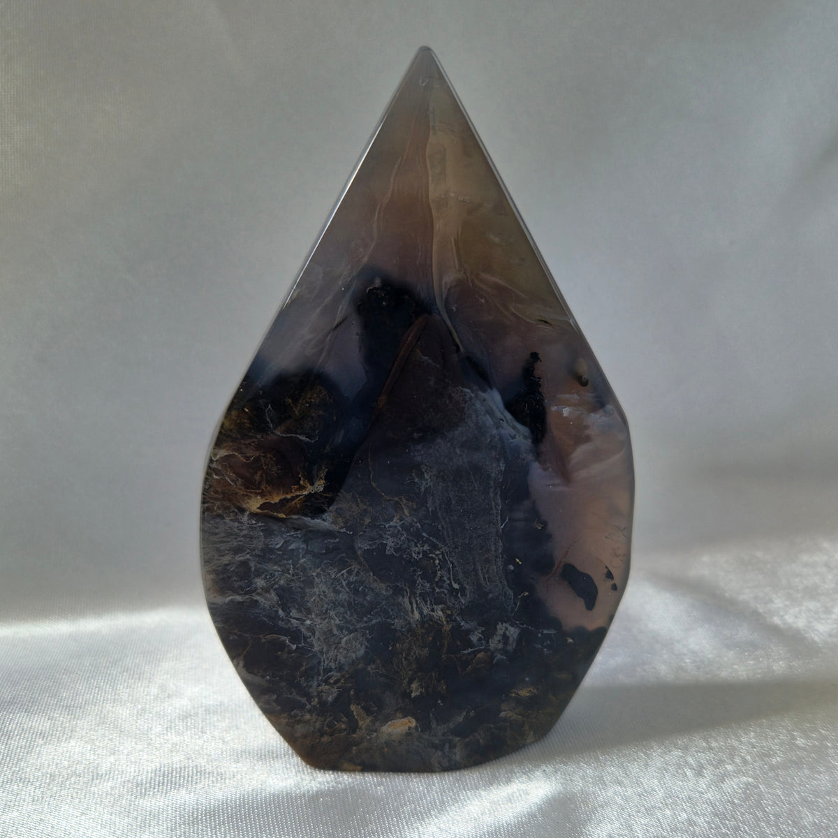 Volcanic Agate Teardrop