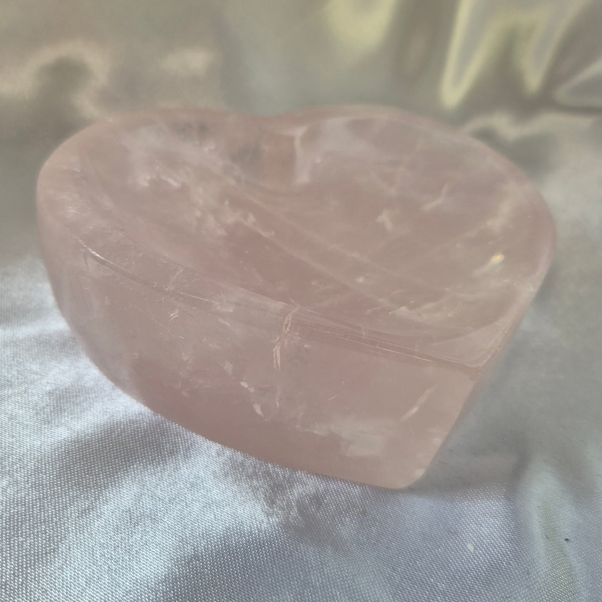 Rose Quartz Heart Bowl