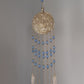 Blue Selenite & Quartz Suncatcher