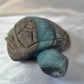 Cyan-Grey Calcite Turtle