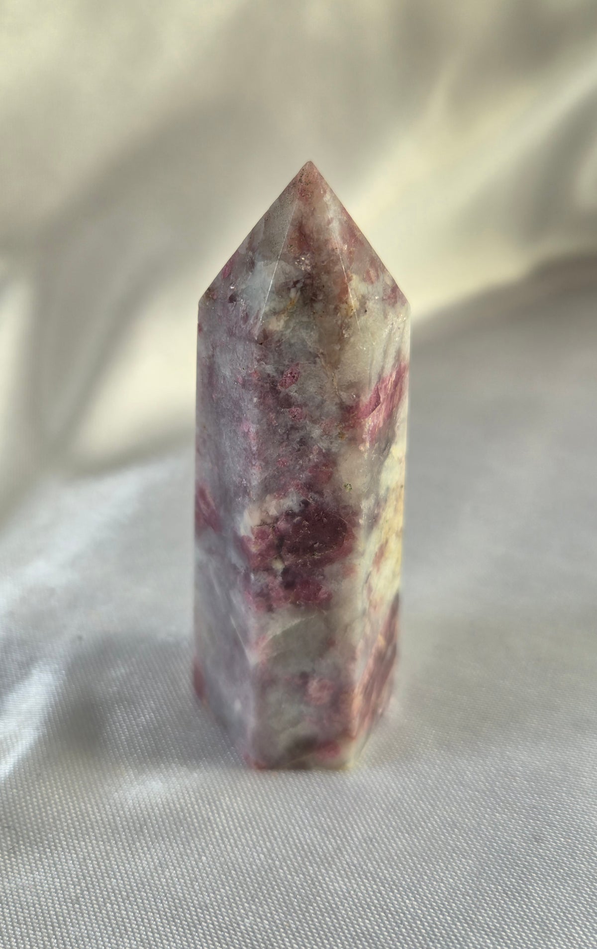 Pink Tourmaline in Quartz