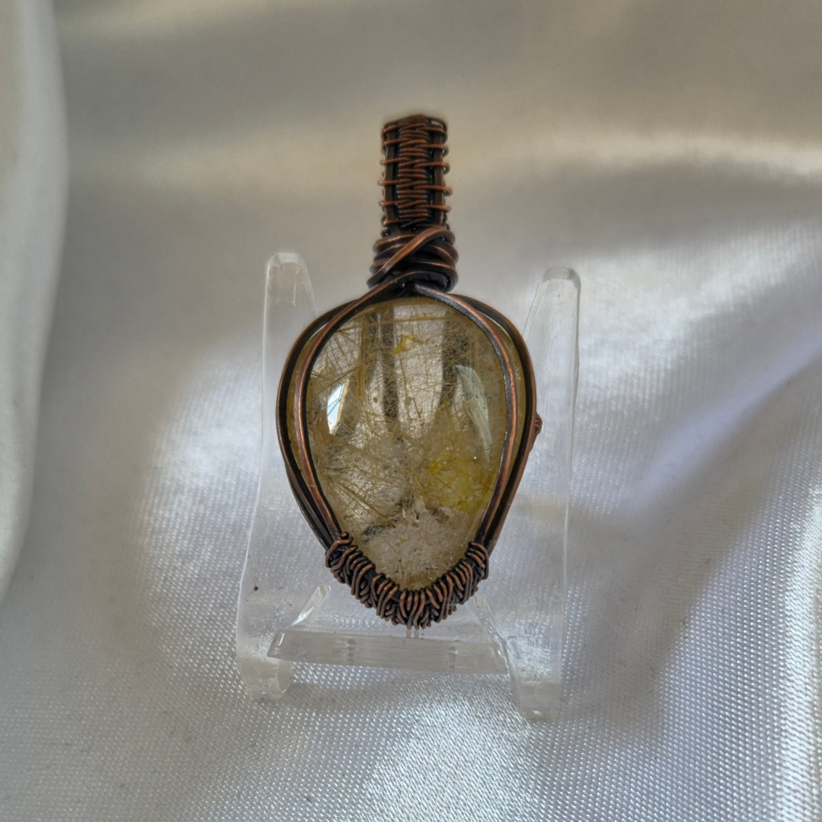 Rutilated Quartz Pendant