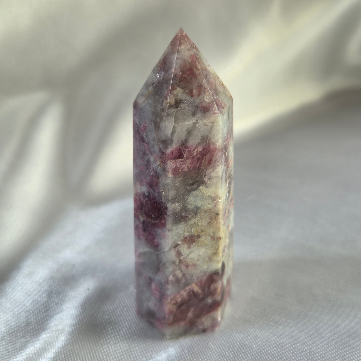 Pink Tourmaline in Quartz