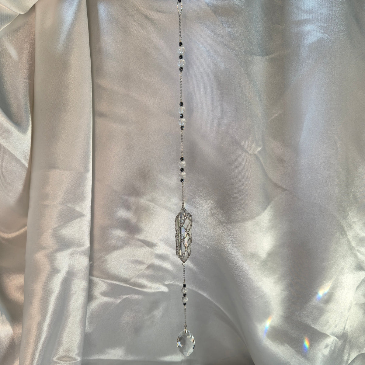 Clear Quartz Suncatcher