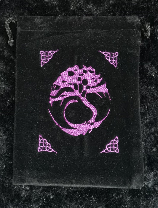 Velvet Tarot/Affermation Card Pouch