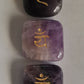 Chakra Sanskrit Amethyst Stones