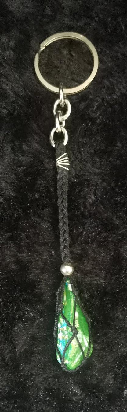 Aura Quartz Key Chains