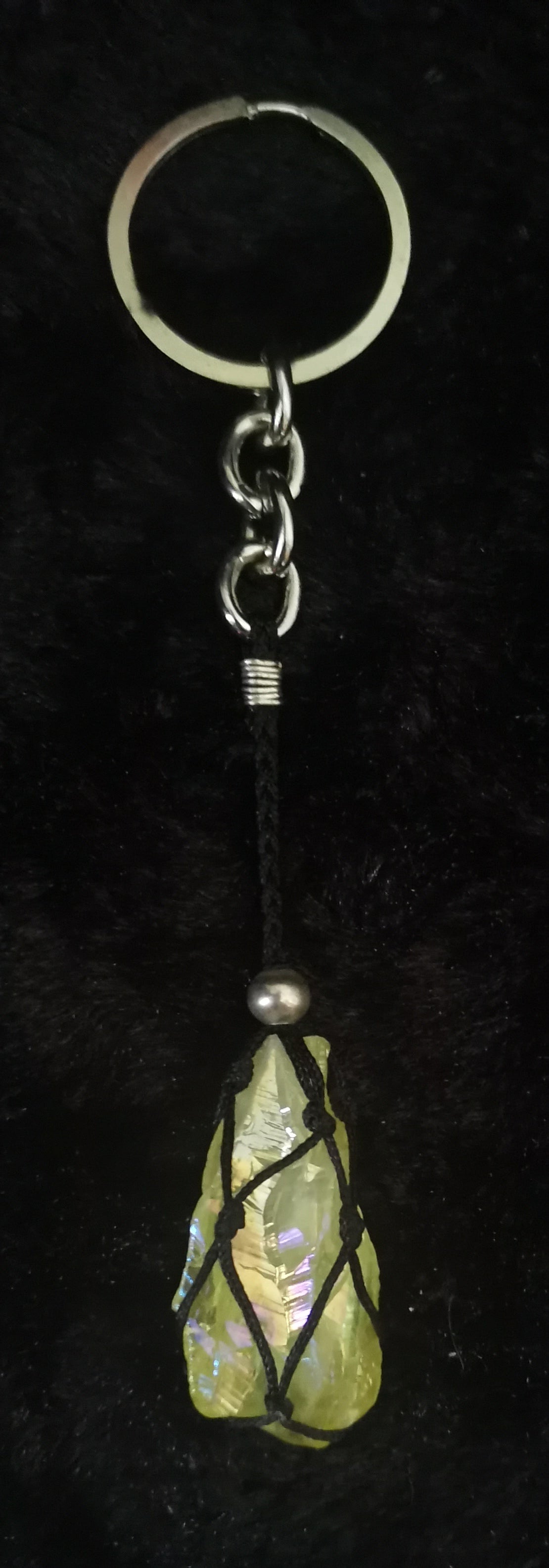 Aura Quartz Key Chains
