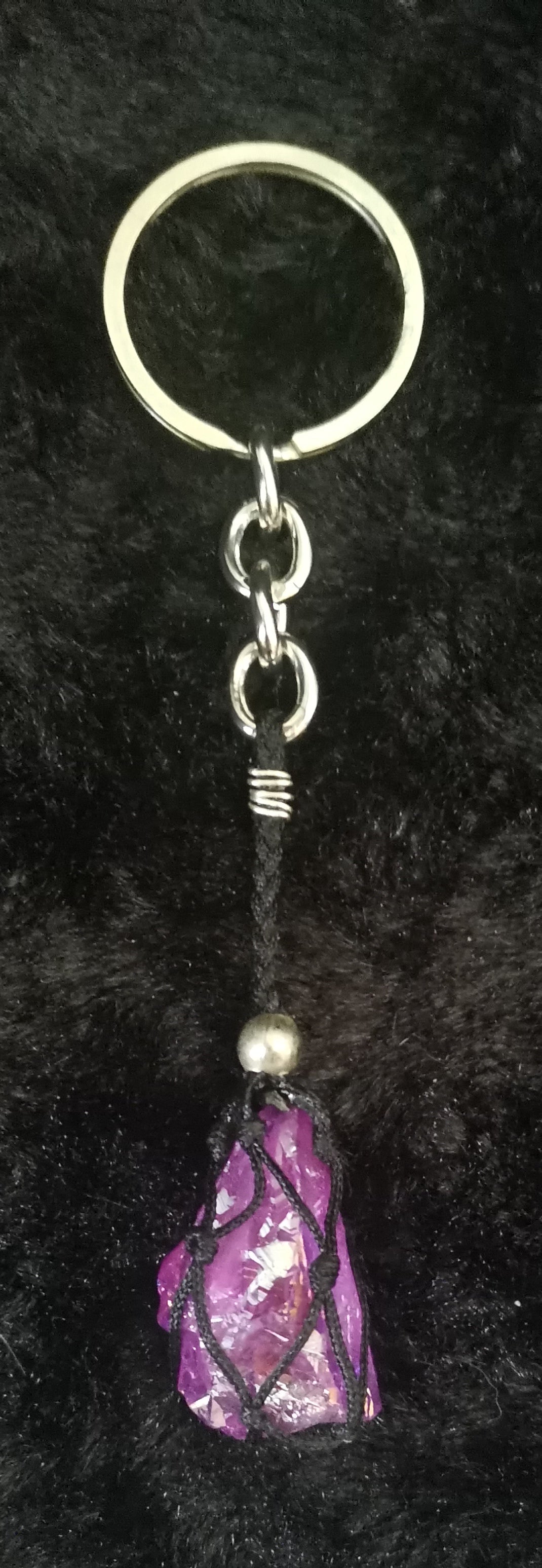 Aura Quartz Key Chains