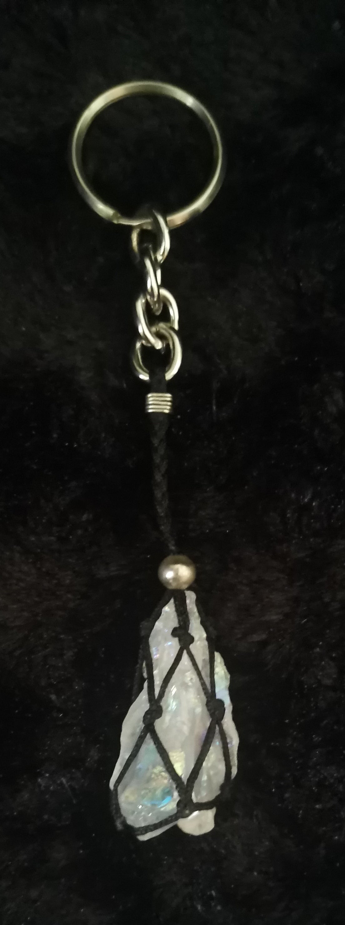 Aura Quartz Key Chains