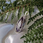 Chevron Amethyst Crystal Pendant