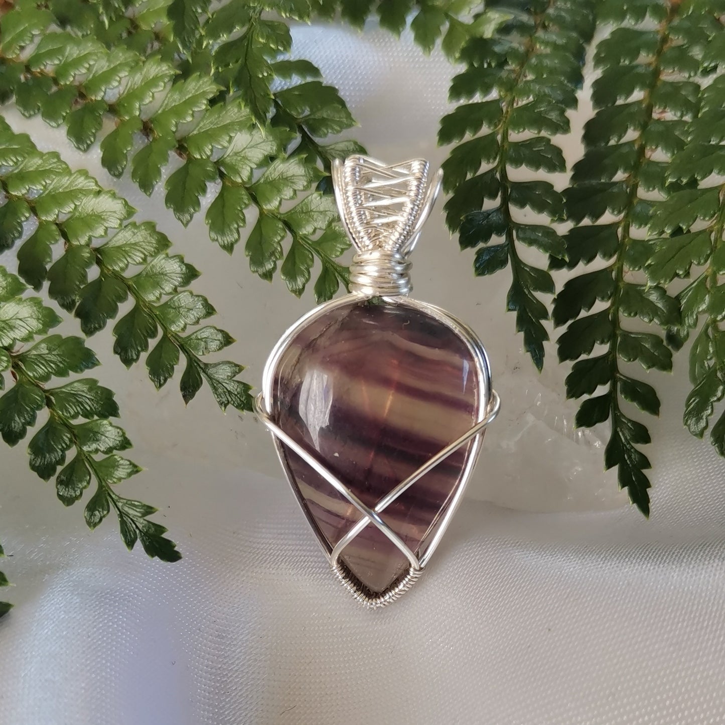 Fluorite Crystal Pendant