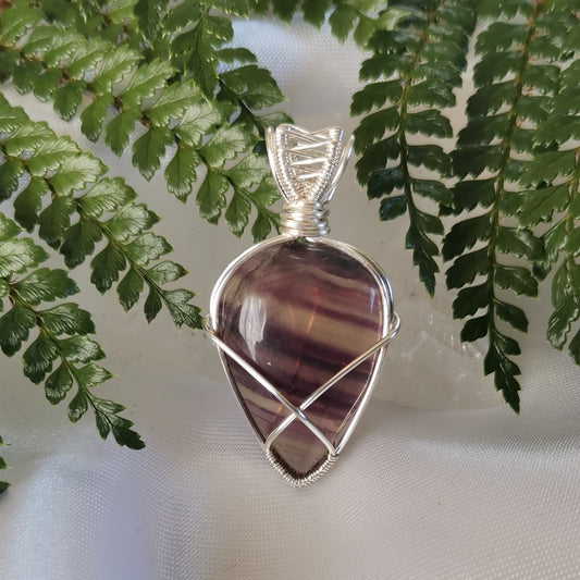 Fluorite Crystal Pendant