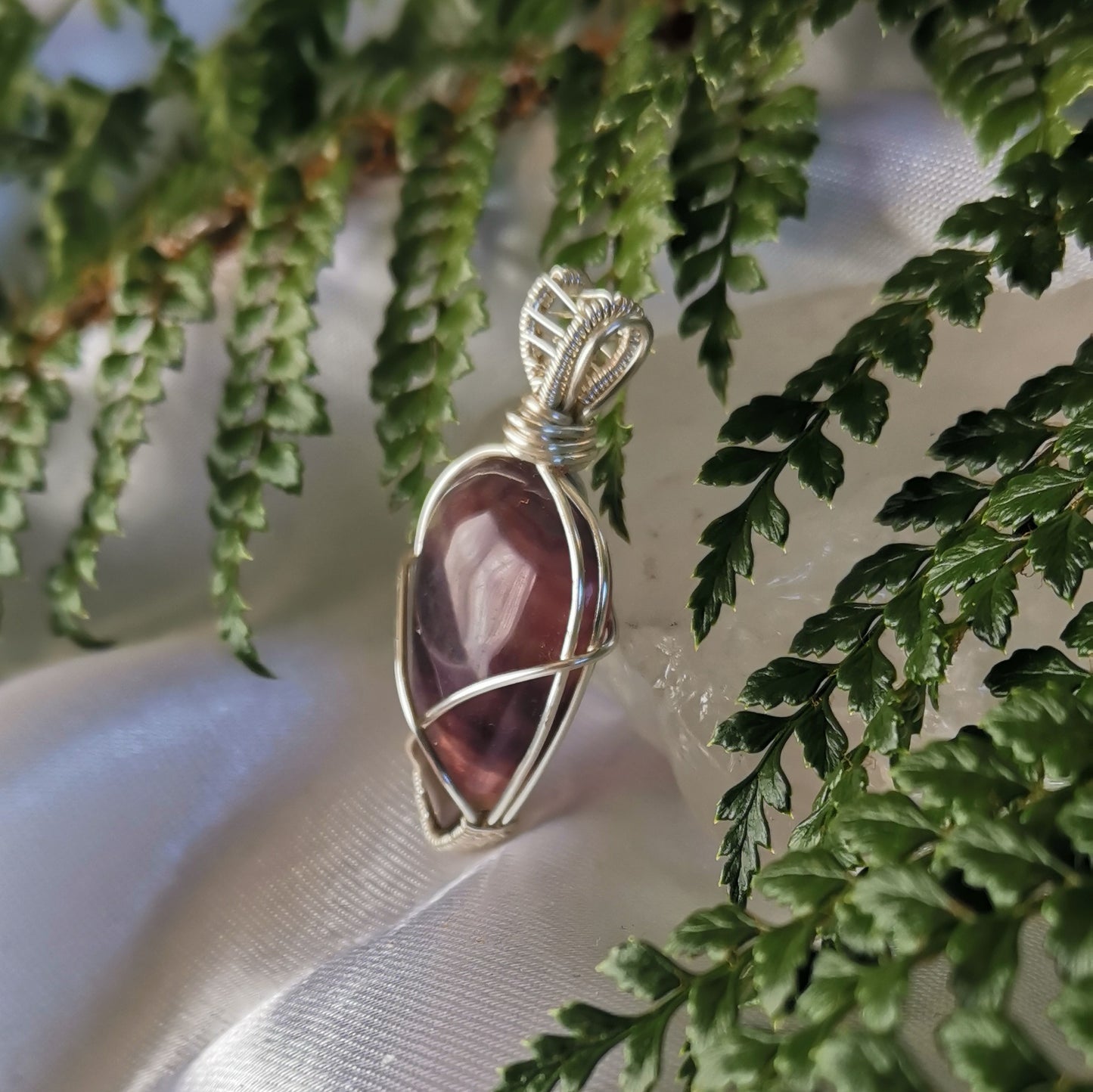 Fluorite Crystal Pendant
