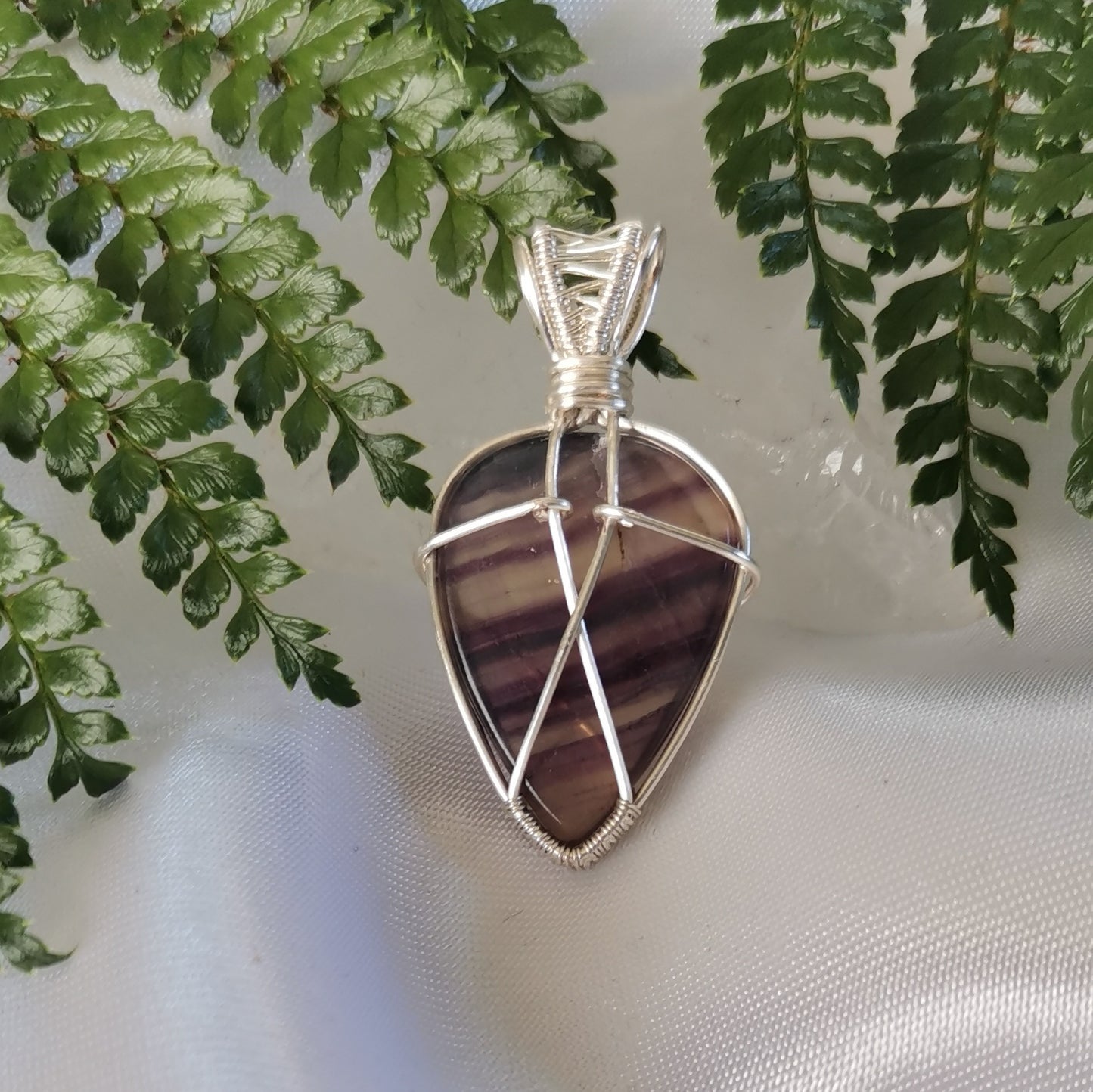 Fluorite Crystal Pendant