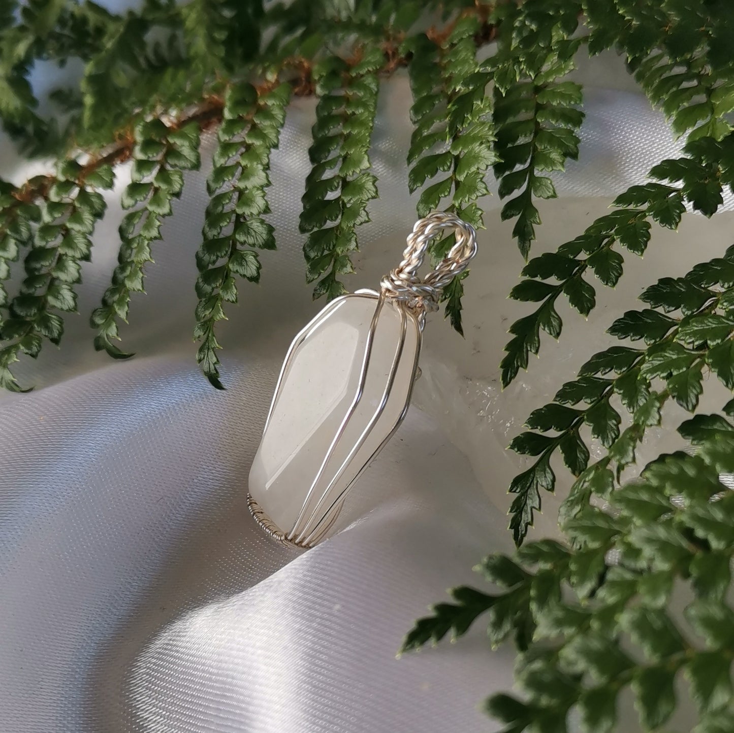 Quartz Coffin Pendant