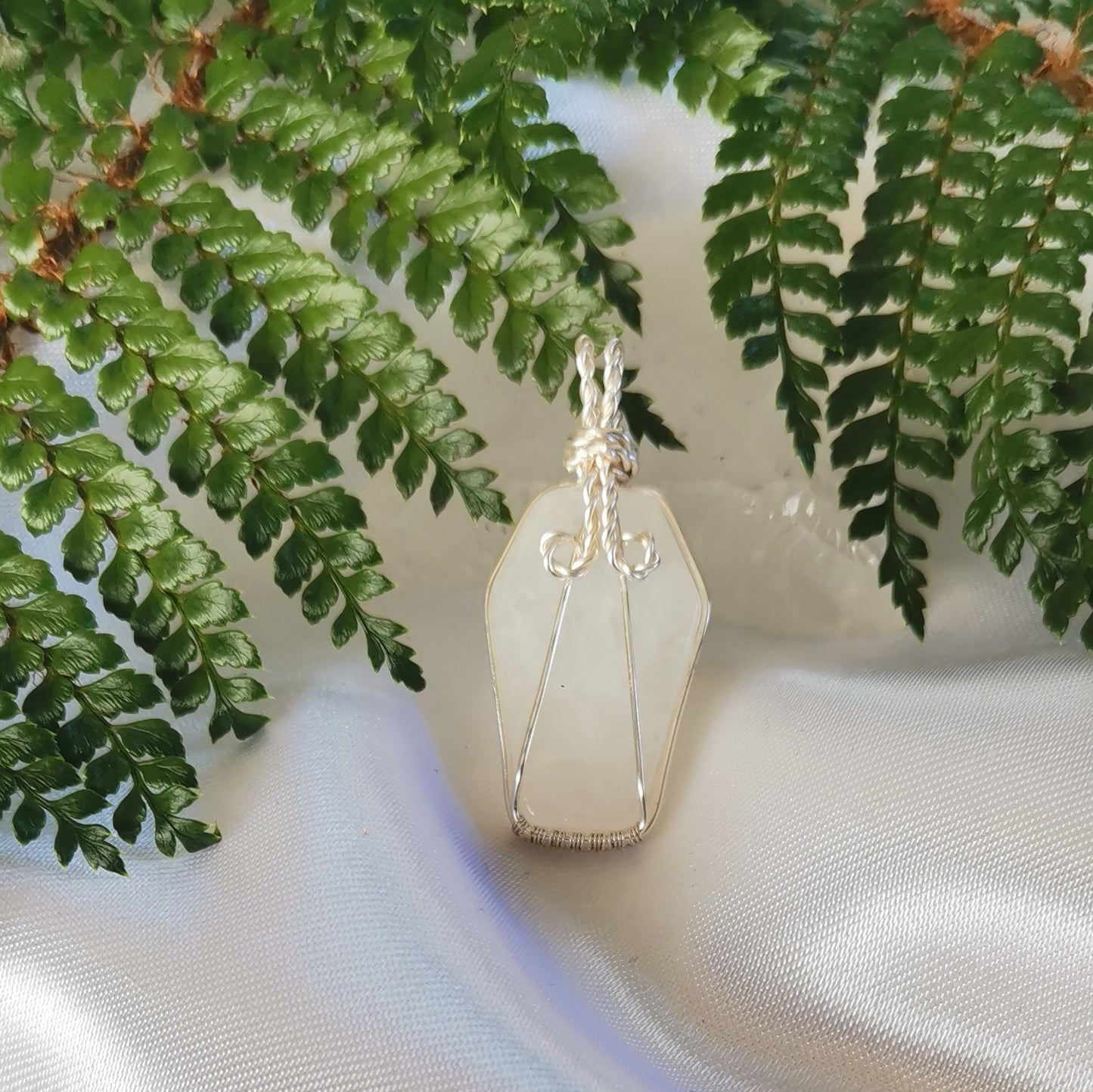 Quartz Coffin Pendant