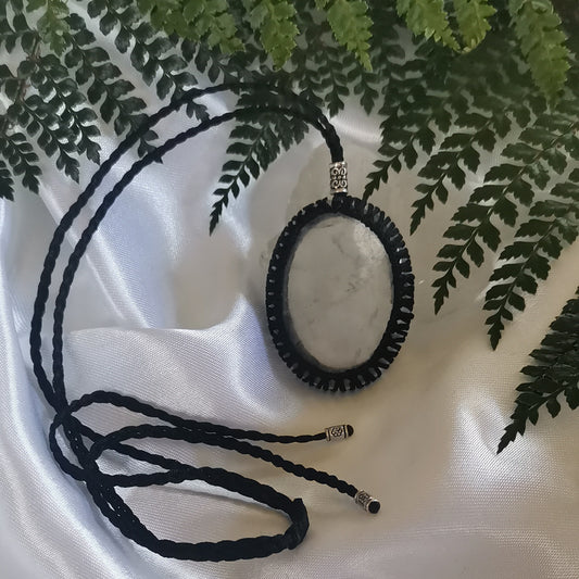 Clear Quartz Macramé